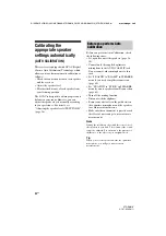 Preview for 32 page of Sony STR-DN610 Operating Instructions Manual