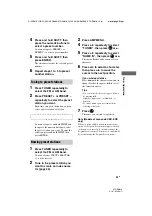 Preview for 43 page of Sony STR-DN610 Operating Instructions Manual