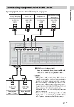 Preview for 27 page of Sony STR-DN840 Operating Instructions Manual