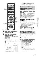 Preview for 49 page of Sony STR-DN840 Operating Instructions Manual