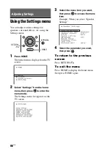 Preview for 86 page of Sony STR-DN840 Operating Instructions Manual