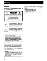 Preview for 2 page of Sony STR-GX57ES Operating Instructions Manual