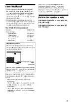 Preview for 3 page of Sony STR-K1600 - Receiver Component For Ht-ddw1600 Operating Instructions Manual