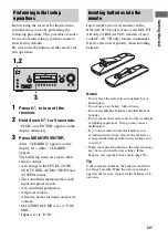 Preview for 31 page of Sony STR-K1600 - Receiver Component For Ht-ddw1600 Operating Instructions Manual