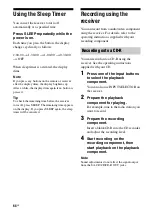 Preview for 68 page of Sony STR-K1600 - Receiver Component For Ht-ddw1600 Operating Instructions Manual