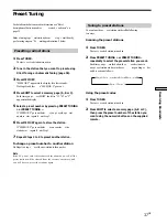 Preview for 37 page of Sony STR-K402 - Fm Stereo/fm-am Receiver Operating Instructions Manual