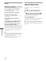 Preview for 40 page of Sony STR-K402 - Fm Stereo/fm-am Receiver Operating Instructions Manual