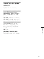 Preview for 41 page of Sony STR-K402 - Fm Stereo/fm-am Receiver Operating Instructions Manual