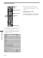 Preview for 50 page of Sony STR-K402 - Fm Stereo/fm-am Receiver Operating Instructions Manual