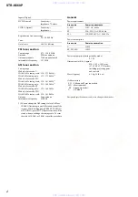 Preview for 2 page of Sony STR-K660P - Fm Stereo/fm-am Receiver Service Manual