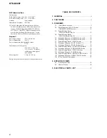 Preview for 2 page of Sony STR-K665P - Receiver For Home Theater System Service Manual