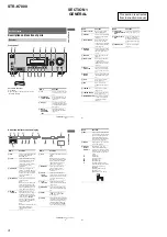 Preview for 4 page of Sony STR-K7000 Service Manual