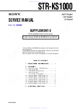 Preview for 65 page of Sony STR-KS1000 Service Manual