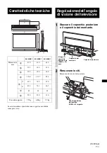 Preview for 55 page of Sony SU-40NX1 Instructions Manual