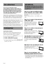 Preview for 82 page of Sony SU-40NX1 Instructions Manual