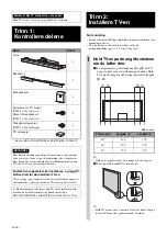 Preview for 100 page of Sony SU-40NX1 Instructions Manual