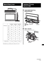 Preview for 103 page of Sony SU-40NX1 Instructions Manual