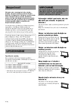 Preview for 138 page of Sony SU-40NX1 Instructions Manual