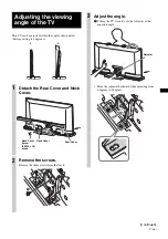 Preview for 15 page of Sony SU-46HX1 Instructions Manual