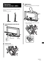 Preview for 95 page of Sony SU-46HX1 Instructions Manual