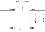 Preview for 220 page of Sony SU-46HX1 Instructions Manual