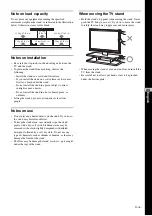 Preview for 3 page of Sony SU-RS52U Instructions Manual