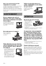 Preview for 8 page of Sony SU-RS52U Instructions Manual
