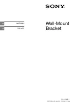 Preview for 56 page of Sony SU-WL400 Manual