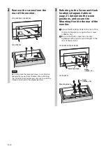 Preview for 6 page of Sony SU-WL500 Instructions (SU-WL500 Wall-Mount Bracket) Installation Manual