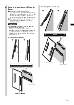 Preview for 59 page of Sony SU-WL500 Instructions (SU-WL500 Wall-Mount Bracket) Installation Manual