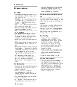 Preview for 6 page of Sony Superlite VPL-DS100 Operating Instructions Manual