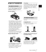 Preview for 7 page of Sony Superlite VPL-DS100 Operating Instructions Manual