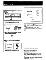 Preview for 7 page of Sony TC-W370 Operating Instructions Manual