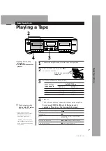 Preview for 4 page of Sony TC-WE305 Operating Instructions Manual