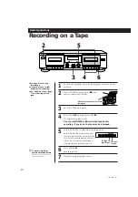 Preview for 5 page of Sony TC-WE305 Operating Instructions Manual