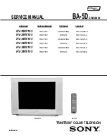 Preview for 2 page of Sony TRINITRON KV-29FS105 Service Manual