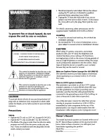 Preview for 2 page of Sony Trinitron KV-32V16 Operating Instructions Manual