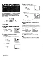 Preview for 18 page of Sony Trinitron KV-32V16 Operating Instructions Manual