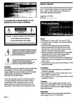 Preview for 2 page of Sony Trinitron KV-9PT20 Operating Instructions Manual