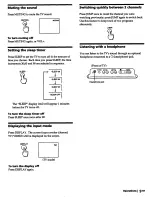 Preview for 9 page of Sony Trinitron KV-9PT20 Operating Instructions Manual