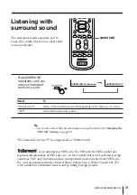 Preview for 19 page of Sony Trinitron KV-EX34 Operating Instructions Manual