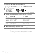 Preview for 30 page of Sony Trinitron KV-EX34 Operating Instructions Manual