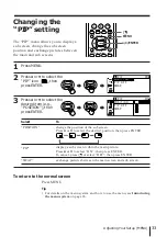 Preview for 33 page of Sony Trinitron KV-EX34 Operating Instructions Manual