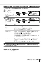 Preview for 35 page of Sony Trinitron KV-EX34 Operating Instructions Manual