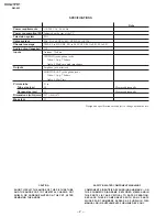 Preview for 2 page of Sony TRINITRON KV-G21PD1 Service Manual