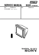 Sony Trinitron KV-XA34M30A Service Manual preview