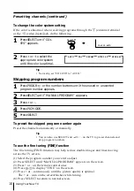 Preview for 10 page of Sony Trinitron KV-XF21M80 Operating Instructions Manual