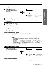 Preview for 13 page of Sony Trinitron KV-XF21M80 Operating Instructions Manual