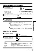 Preview for 15 page of Sony Trinitron KV-XF21M80 Operating Instructions Manual