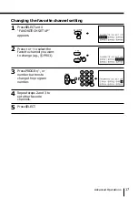 Preview for 17 page of Sony Trinitron KV-XF21M80 Operating Instructions Manual